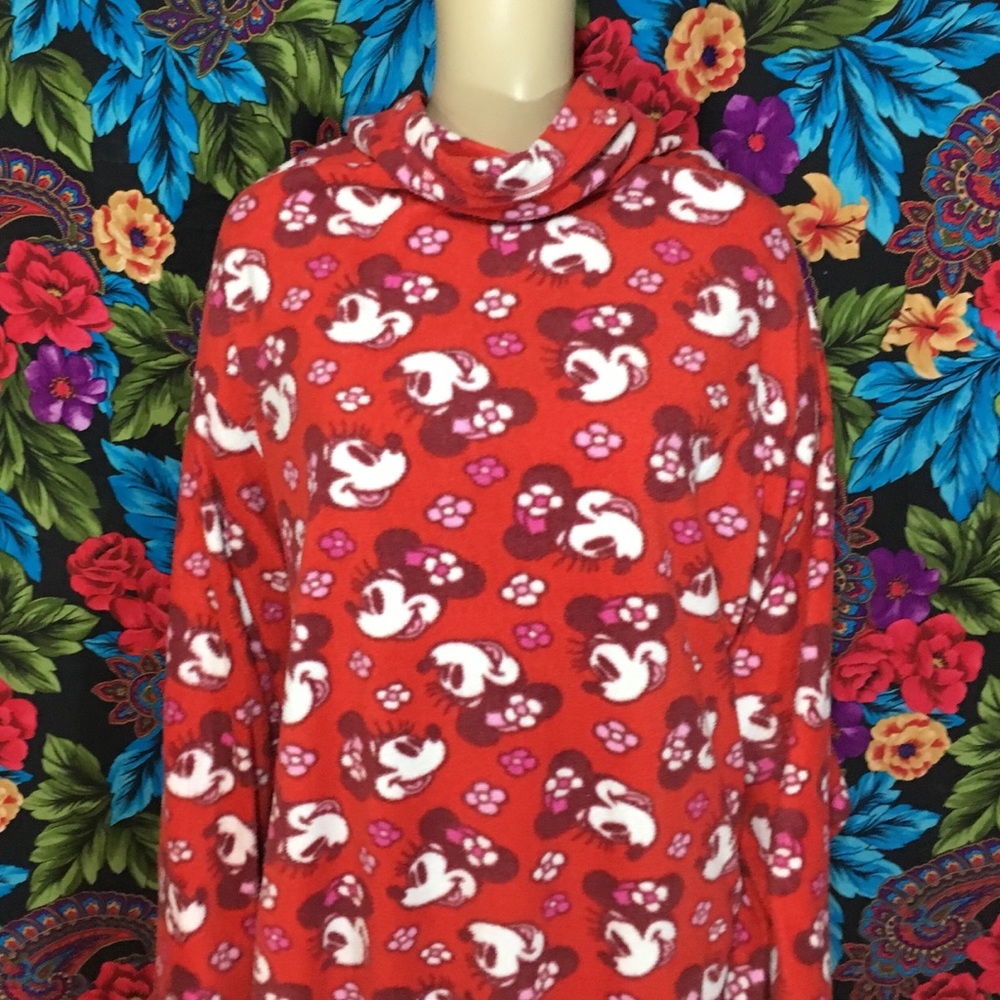 WOMEN’S DISNEYLAND RESORT MINNIE ADULT THROW FRONT COVER BLANKET